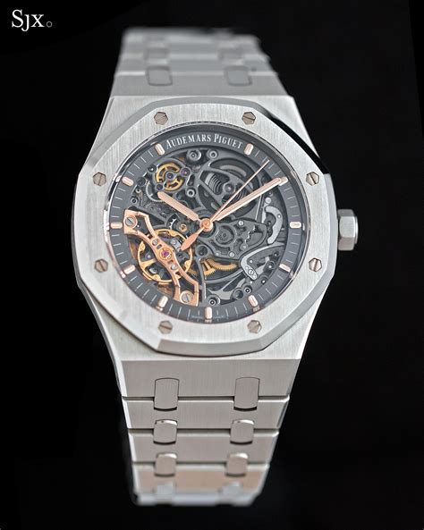 audemars piguet tourbillon in acciaio cronograph royal oak|audemars piguet openworked royal oak.